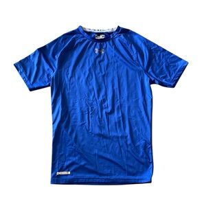 Under Armour boys Blue athletic compression T-Shirt